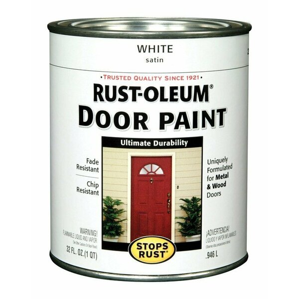 Rust-Oleum Door Paint White Qt FLY24-MB-R